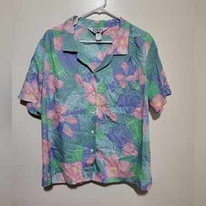 Vintage‎ Cricket Lane Floral Hawaiian Shirt